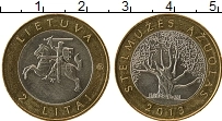 Продать Монеты Литва 2 лит 2013 Биметалл