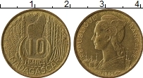 Продать Монеты Мадагаскар 10 франков 1953 Медь