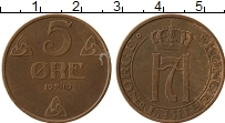 Продать Монеты Норвегия 5 эре 1940 Бронза