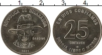 Продать Монеты Никарагуа 25 сентаво 1985 Медно-никель