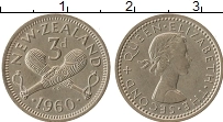 Продать Монеты Новая Зеландия 3 пенса 1960 Медно-никель