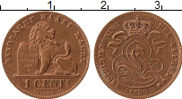 Продать Монеты Бельгия 1 цент 1904 Медь
