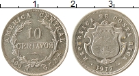 Продать Монеты Коста-Рика 10 сентаво 1889 Серебро