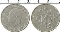 Продать Монеты Норвегия 5 крон 1963 Медно-никель