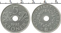 Продать Монеты Норвегия 5 крон 1999 Медно-никель