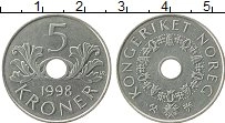 Продать Монеты Норвегия 5 крон 1999 Медно-никель