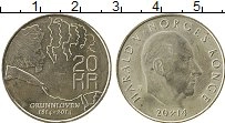 Продать Монеты Норвегия 20 крон 2014 Латунь
