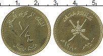 Продать Монеты Оман 1/4 риала 1980 Латунь