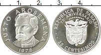 Продать Монеты Панама 25 сентесимо 1977 Медно-никель