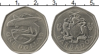 Продать Монеты Барбадос 1 доллар 1988 Медно-никель