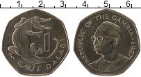 Продать Монеты Гамбия 1 даласи 1987 Медно-никель