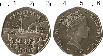 Продать Монеты Остров Мэн 50 пенсов 1990 Медно-никель
