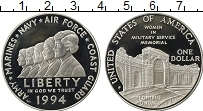 Продать Монеты США 1 доллар 1994 Серебро