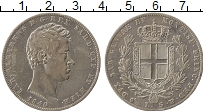 Продать Монеты Сардиния 5 лир 1840 Серебро