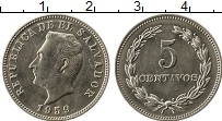 Продать Монеты Сальвадор 5 сентаво 1991 Медно-никель