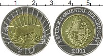 Продать Монеты Уругвай 10 песо 2011 Биметалл