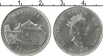Продать Монеты Канада 25 центов 1992 Серебро
