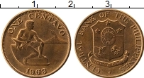 Продать Монеты Филиппины 1 сентаво 1963 Бронза