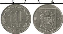 Продать Монеты Румыния 10 лей 1993 Медно-никель