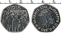 Продать Монеты Великобритания 50 пенсов 2018 Медно-никель