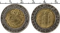 Продать Монеты Сан-Марино 500 лир 1992 Биметалл