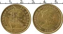 Продать Монеты Дания 20 крон 2008 Бронза