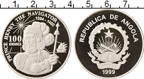 Продать Монеты Ангола 100 кванза 1999 Серебро