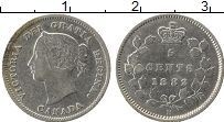 Продать Монеты Канада 5 центов 1888 Серебро
