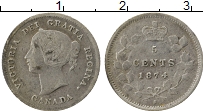 Продать Монеты Канада 5 центов 1871 Серебро