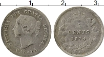 Продать Монеты Канада 5 центов 1871 Серебро