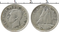 Продать Монеты Канада 10 центов 1952 Серебро