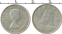 Продать Монеты Канада 10 центов 1955 Серебро