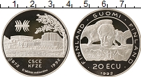 Продать Монеты Финляндия 20 экю 1992 Серебро