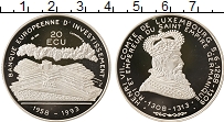 Продать Монеты Люксембург 20 экю 1993 Серебро