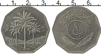 Продать Монеты Ирак 1 динар 1981 Никель