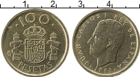 Продать Монеты Испания 100 песет 1995 Латунь