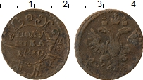 Продать Монеты 1730 – 1740 Анна Иоановна 1 полушка 1731 Медь