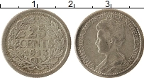 Продать Монеты Нидерланды 25 центов 1917 Серебро