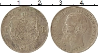 Продать Монеты Румыния 1 лей 1894 Серебро