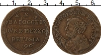 Продать Монеты Италия 2 1/2 байоччи 1796 Медь