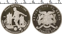 Продать Монеты Бенин 1000 франков 2001 Серебро