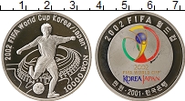Продать Монеты Южная Корея 10000 вон 2001 Серебро