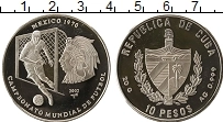 Продать Монеты Куба 10 песо 2002 Серебро
