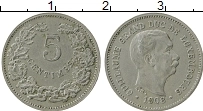 Продать Монеты Люксембург 5 сантим 1908 Медно-никель