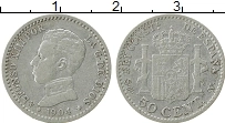 Продать Монеты Испания 50 центов 1904 Серебро
