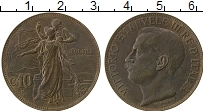 Продать Монеты Италия 10 сентесим 1911 Медь
