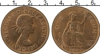 Продать Монеты Великобритания 1 пенни 1965 Медь