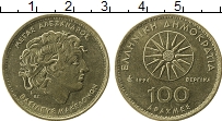 Продать Монеты Греция 100 драхм 2000 Латунь