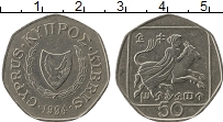Продать Монеты Кипр 50 центов 1991 Медно-никель