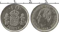 Продать Монеты Испания 10 песет 1992 Медно-никель